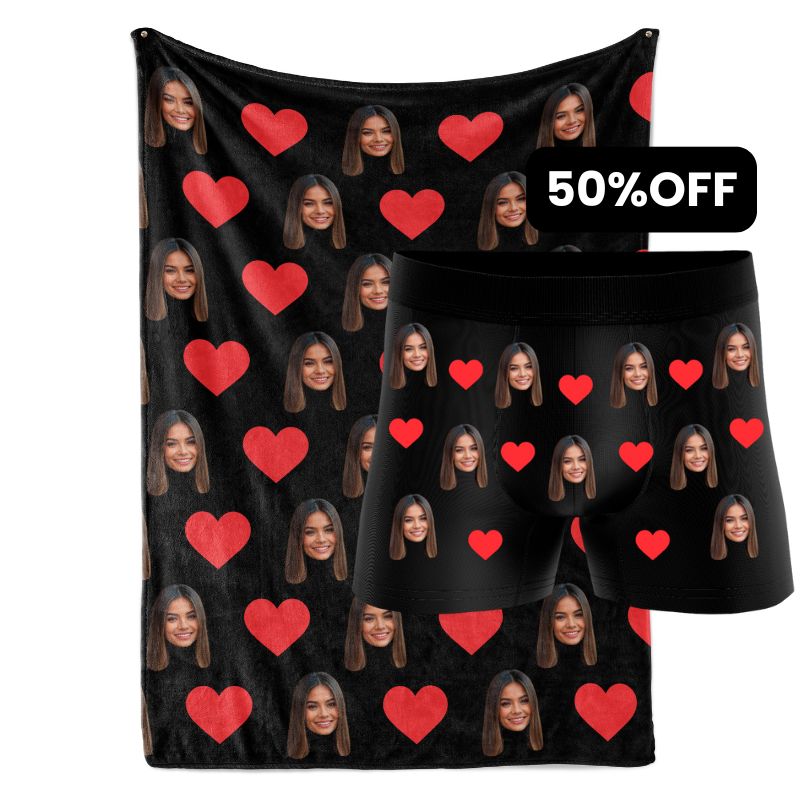 Manta + Boxer al 50%OFF personalizados