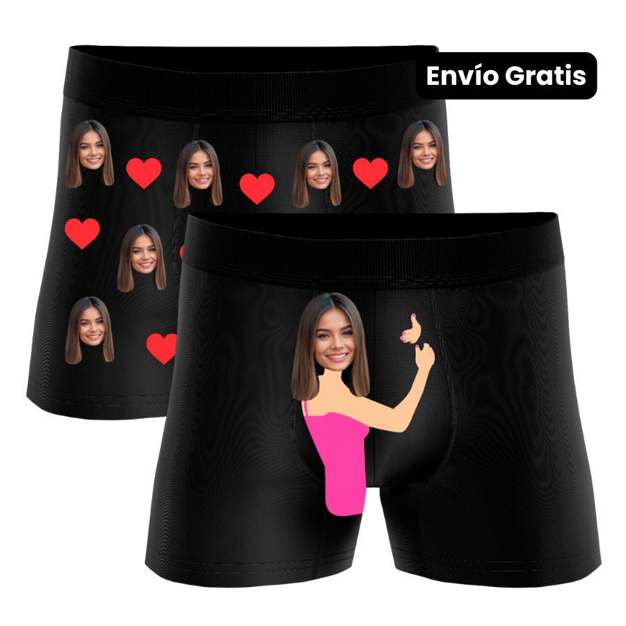 PACK 2 Bóxer personalizados
