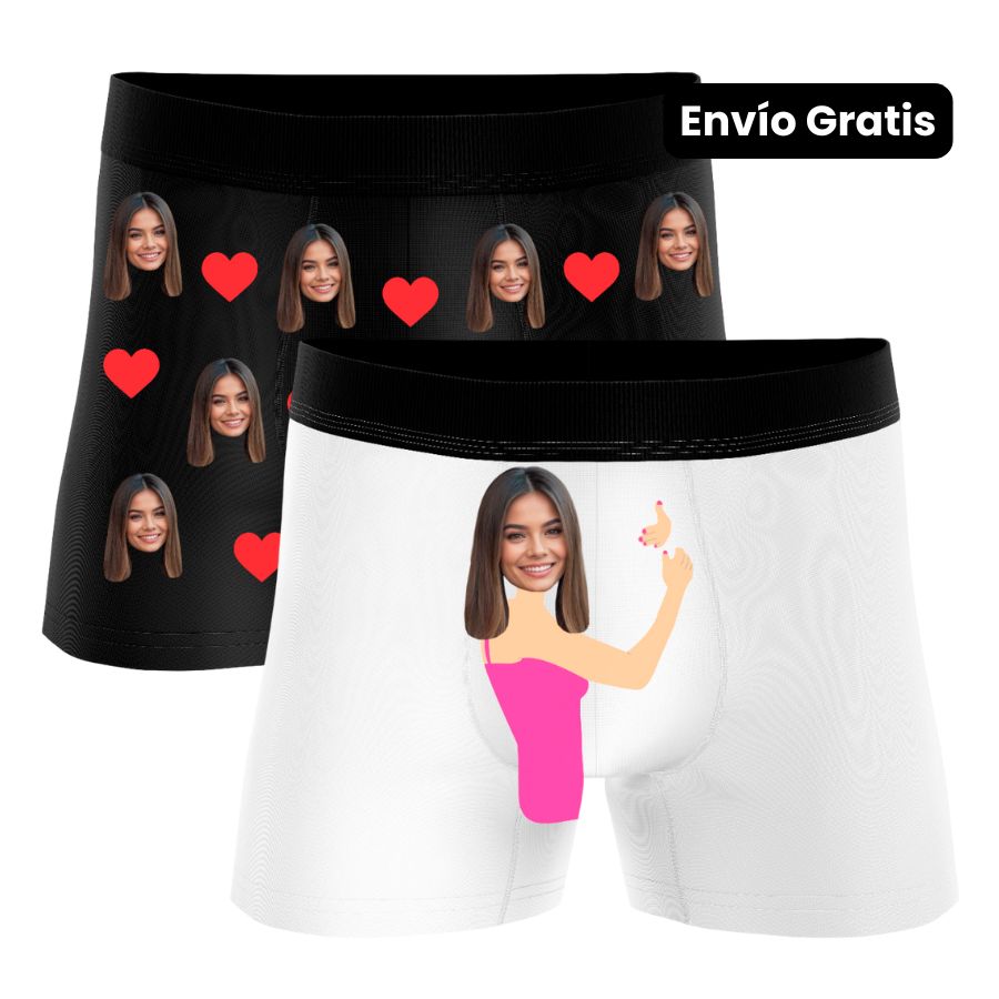 PACK 2 Bóxer personalizados