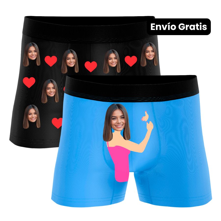 PACK 2 Bóxer personalizados