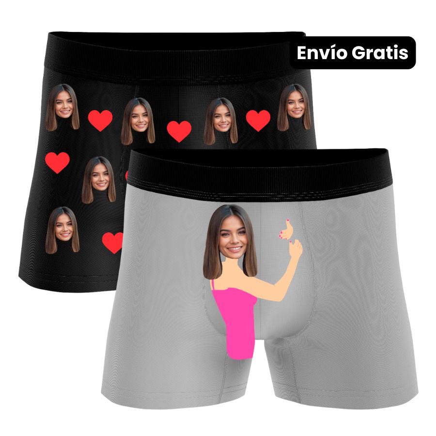 PACK 2 Bóxer personalizados